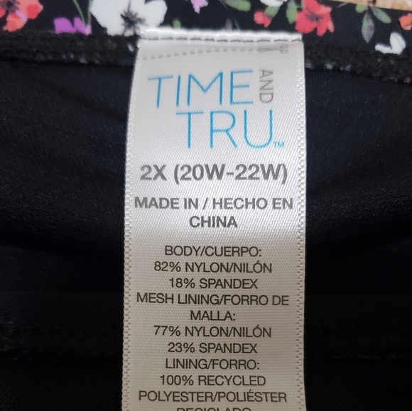 Time and Tru Plus Size Swim Bikini Bundle Lot NEW Animal Print Floral - Picture 7 of 8